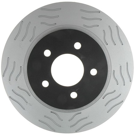 Raybestos OE Replacement; S-Groove Technology; Coated Rotor; Single 680318PER